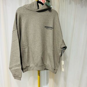 Essentials Heather Grey Hoodie